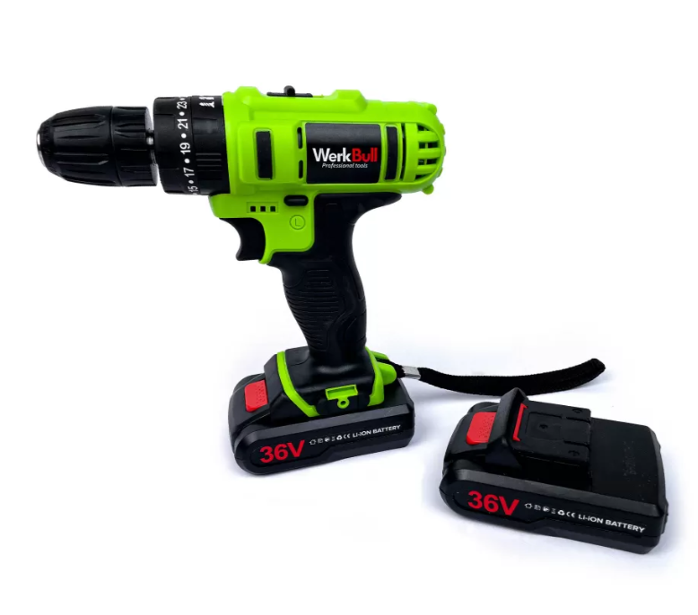 Autofiletanta Werk Bull, 2 Acumulatori, 36V, 5 Ah,Cutie transport