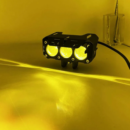 Spot luminos mini cu LED-uri bicolore, galben/alb, LP14
