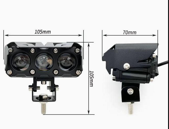 Spot luminos mini cu LED-uri bicolore, galben/alb, LP14