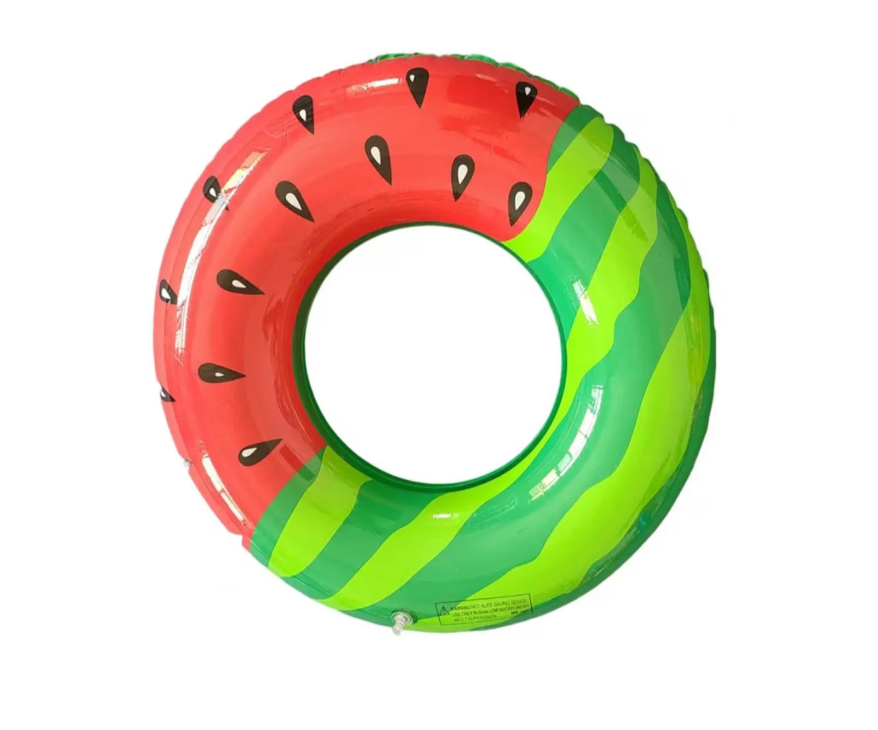 Colac de înot gonflabil,model pepene verde, cu diametrul de 90 cm