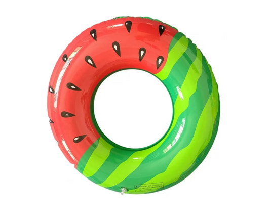 Colac de înot gonflabil,model pepene verde, cu diametrul de 90 cm