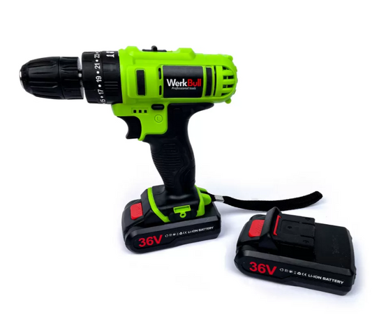 Autofiletanta Werk Bull, 2 Acumulatori, 36V, 5 Ah,Cutie transport
