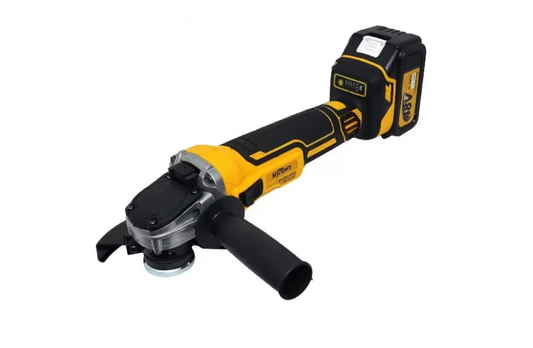 Polizor unghiular cu 2 acumulatori 48V, 5 Ah, Diametru disc 125 mm, 9000 Rpm