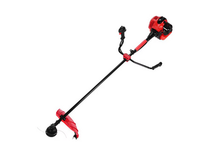 Motocoasa pe benzina, 2 timpi, 6 CP, 52 CC, tambur cu fir si disc cu vidia inclus