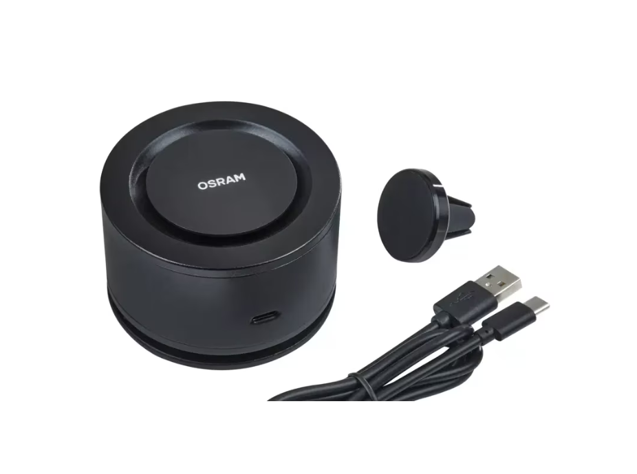 Osram Purificator de aer auto Air Zing Mini UV, Negru, compact