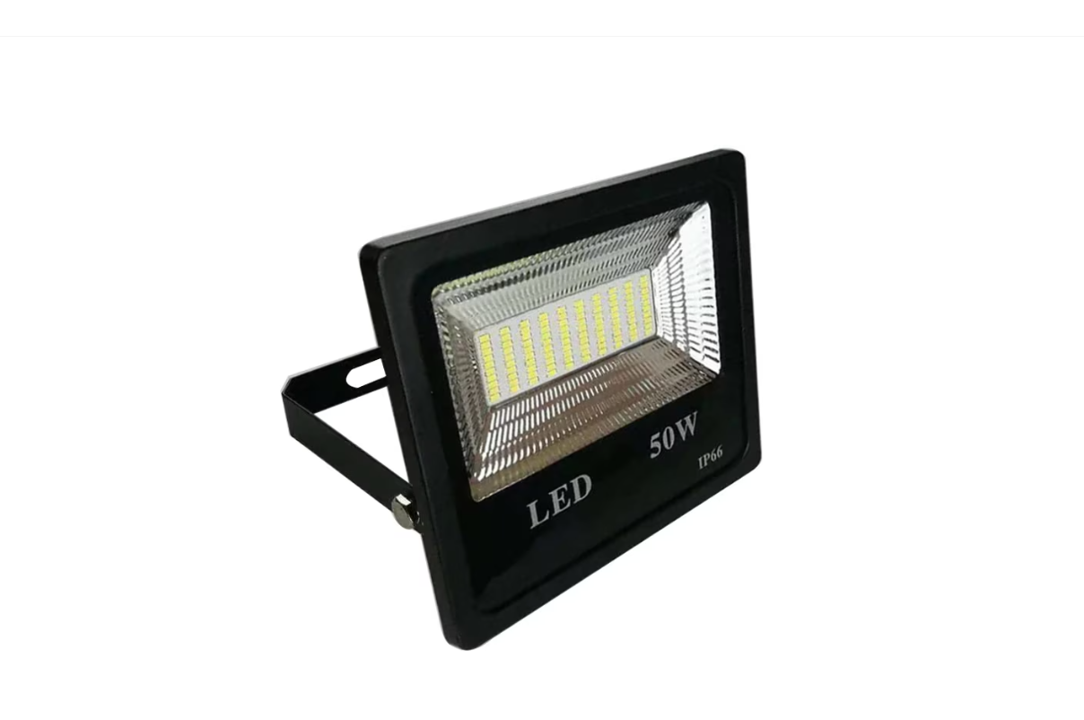 Proiector LED 50W Exterior Ultra Puternic,Carcasa Aluminiu + Sticla, IP66 Rezistent la Apa si Praf, Alimentare 220V, pentru Curte, Garaj, Parcare, Iluminare Profesionala Economica