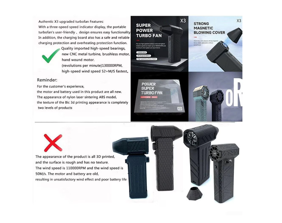 Suflanta Aer Comprimat Portabila, Profesionala, 130000RPM, 52M/s, baterie 3000 mAh, 3 Trepte Putere, Pentru Auto, Curatare Filtre, Frizerie, PC, Gratar, Indepartare Frunze, Praf, Apa